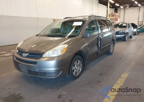 2004 Toyota Sienna Le from USA, damaged, VIN 5TDZA23C14S170456
